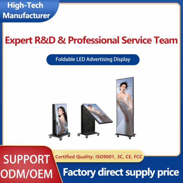 Foldable LED Advertising Display